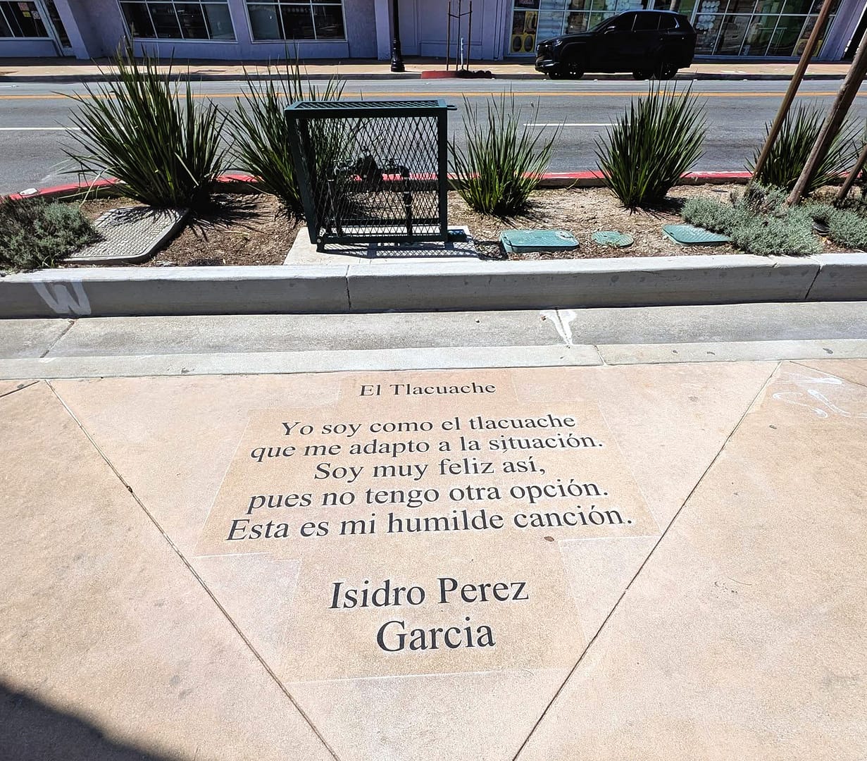 City of Santa Ana Sidewalk Poetry
